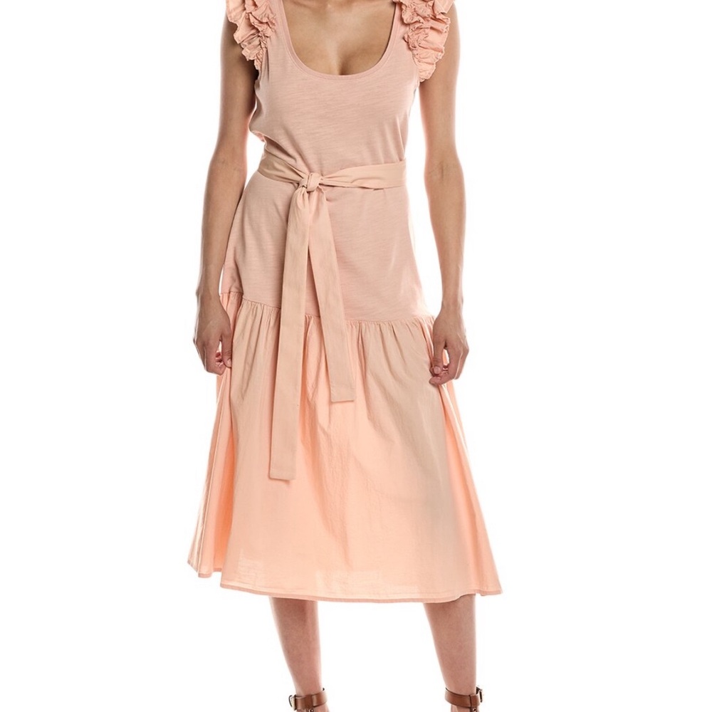 Nation LTD Everleigh Frilly Midi Dress
